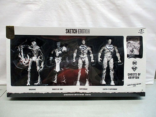 image of DC Multiverse Ghosts of Krypton Sketch Edition Figures
