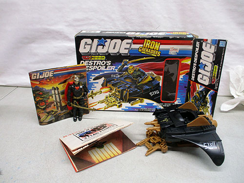 image of GI Joe Destro's Despoiler with Box and Accessories