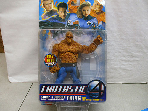 image of Fantastic Four Stomp 'N' Clobber Thing Action Figure