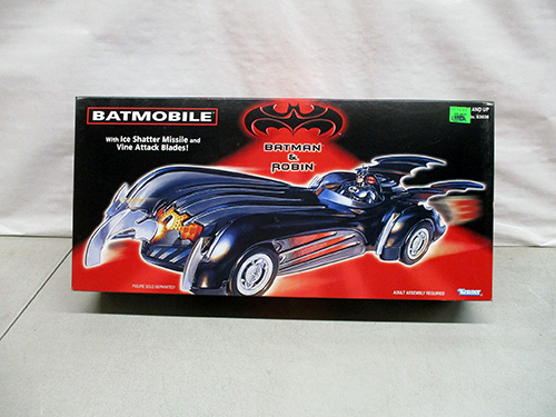image of Batman & Robin Batmobile Toy Vehicle in Original Box