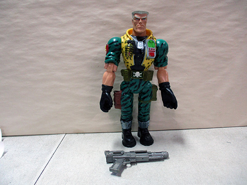image of Small Soldiers Chip Action Figure with Military Uniform and Accessory