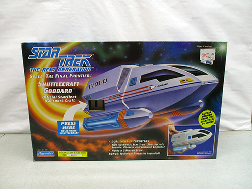 image of Star Trek TNG Shuttlecraft Goddard Toy Model in Box