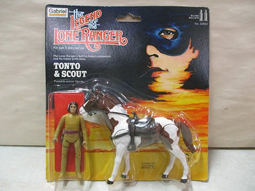 image of The Legend of the Lone Ranger Tonto & Scout Action Figures