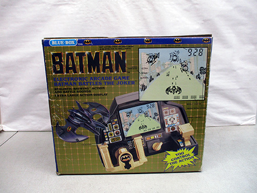 image of Blue-Box Batman Electronic Arcade Game Boxed