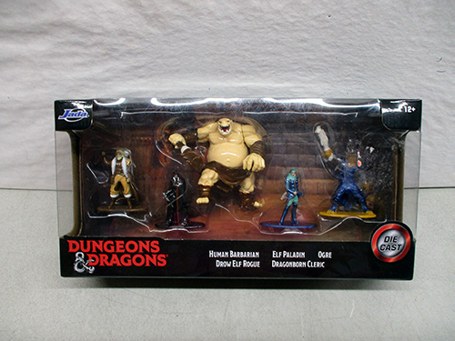 image of Dungeons and Dragons Die-Cast Figure Set in Original Packaging