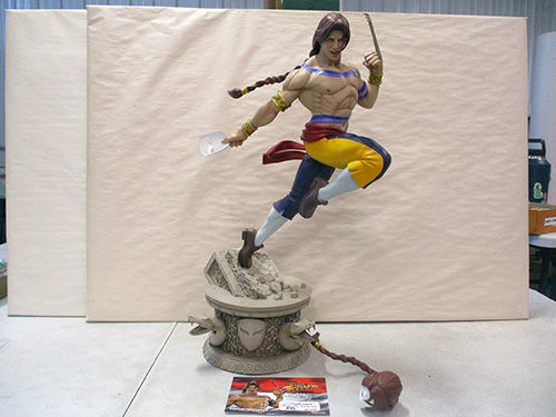 image of PCS Collectibles Street Fighter Statue with Detailed Base
