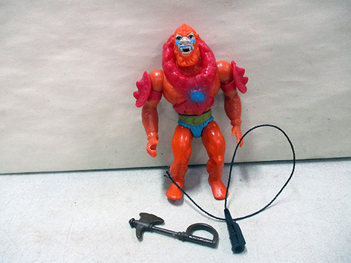 image of Masters of the Universe Beast Man Action Figure with Accessories