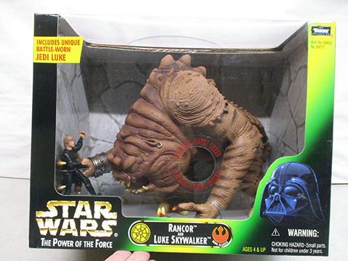 image of Star Wars Rancor and Luke Skywalker Action Figures