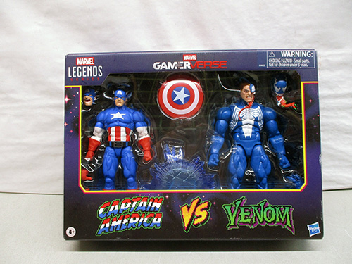 image of Marvel Legends Gamerverse Captain America vs. Venom