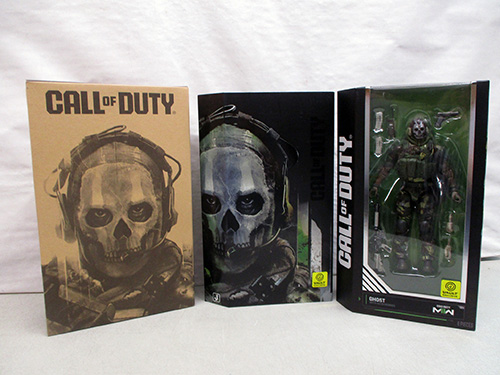 image of Call of Duty Collectors Set With Ghost Action Figure