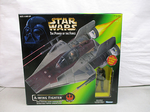 image of Star Wars Power of the Force A-Wing Fighter