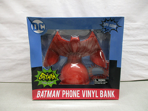 image of DC Comics Batman Phone Vinyl Bank in Original Packaging