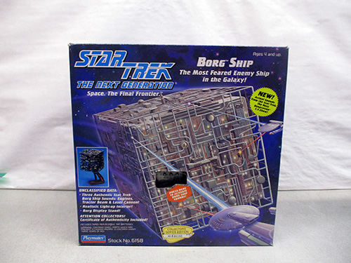 image of Star Trek Borg Ship Playmates Model 6168 in Box