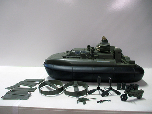 image of GI Joe WHALE Military Hovercraft Toy With Accessories