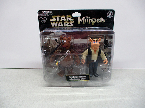 image of Star Wars and Muppets Fozzie and Chewbacca Action Figure Set