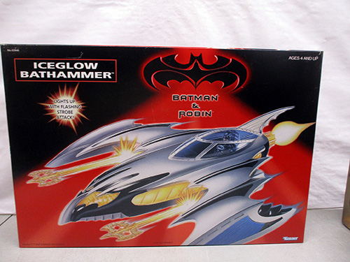 image of Iceglow Bathammer Batman & Robin Toy by Kenner