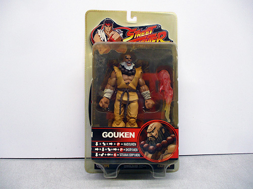 image of Street Fighter Gouken Action Figure in Original Packaging