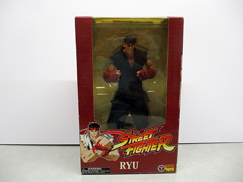 image of Street Fighter Ryu Action Figure in Box