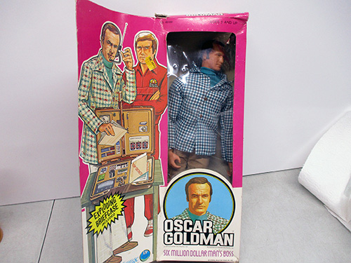 image of Oscar Goldman Action Figure with Exploding Briefcase