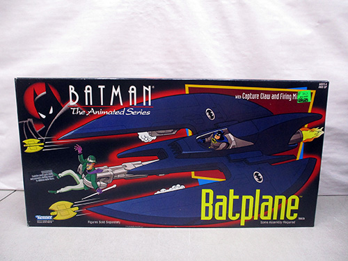 image of Batman: The Animated Series Batplane Toy by Kenner