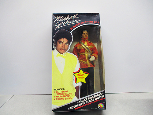 image of Michael Jackson Superstar of the 80s Action Figure