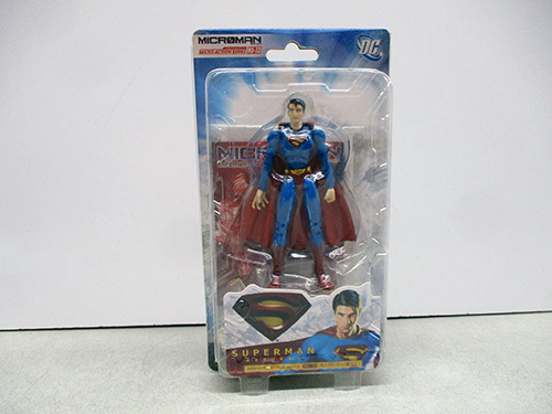 image of Microman Superman Action Figure in Original Packaging