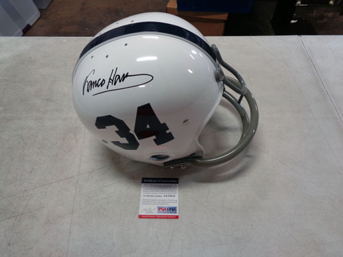 image 1 of autographed super bowl helmets