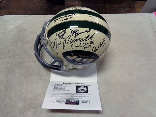 image 2 of autographed super bowl helmets