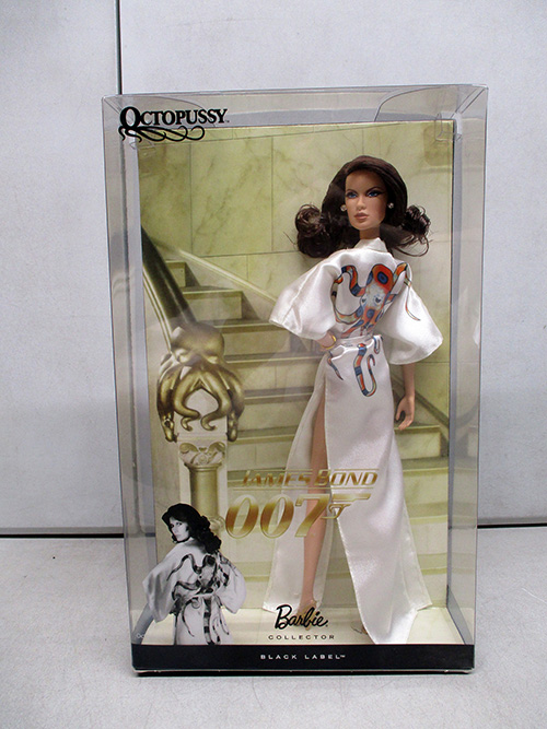 image of James Bond 007 Octopussy Barbie Doll Black Label