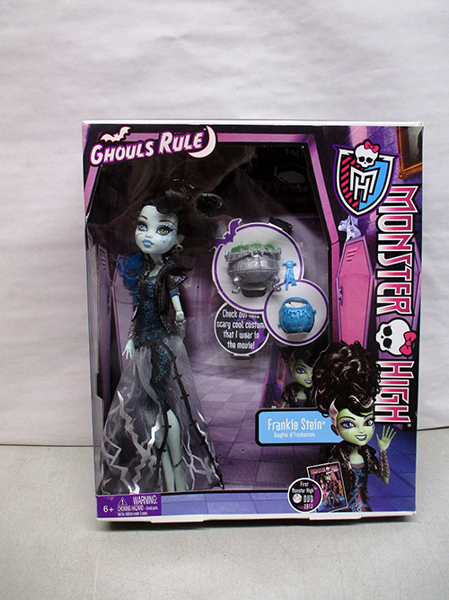 image of Monster High Ghouls Rule Frankie Stein Doll in Box