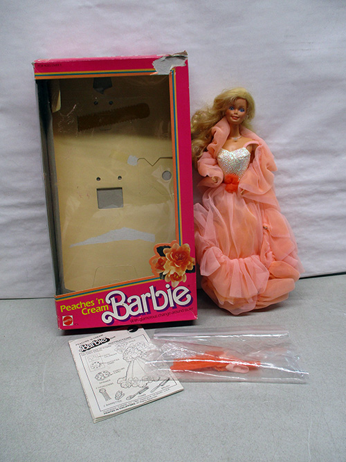 image of Peaches 'n Cream Barbie Doll with Original Box