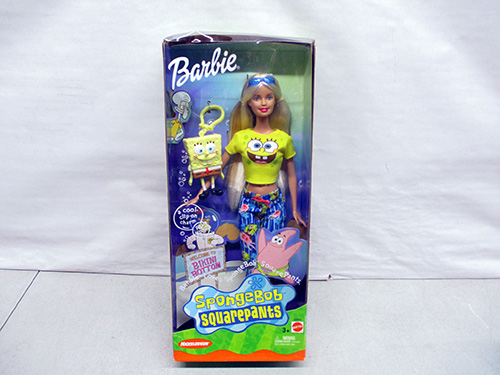 image of Barbie SpongeBob SquarePants Doll in Original Box