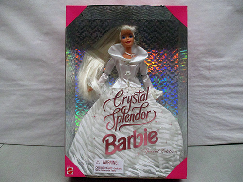 image of Mattel Crystal Splendor Barbie Doll in Original Box