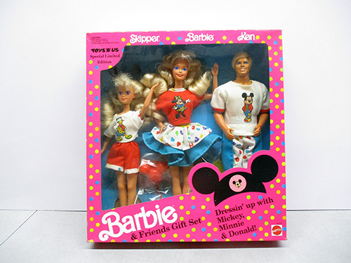 image of Barbie and Friends Gift Set - Mickey Mouse Theme