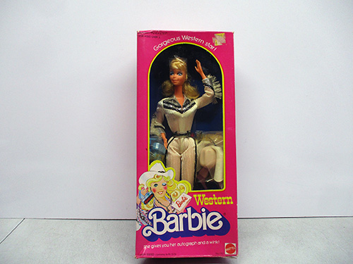 image of Western Barbie Doll in Original Box by Mattel