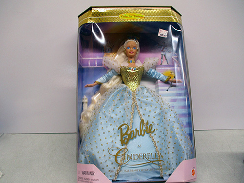 image of Mattel Barbie as Cinderella Doll in Original Packaging