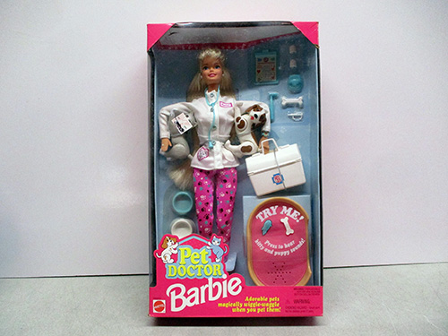 image of Mattel Pet Doctor Barbie Doll in Original Packaging