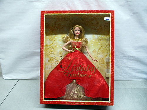 image of 2015 Holiday Barbie Doll in Original Box