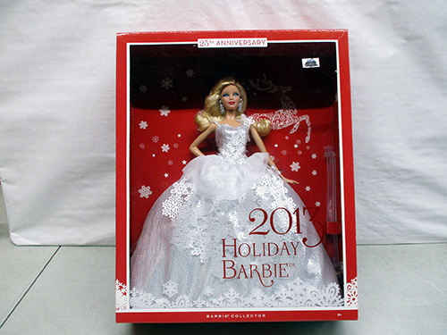 image of 2013 Holiday Barbie 25th Anniversary Doll