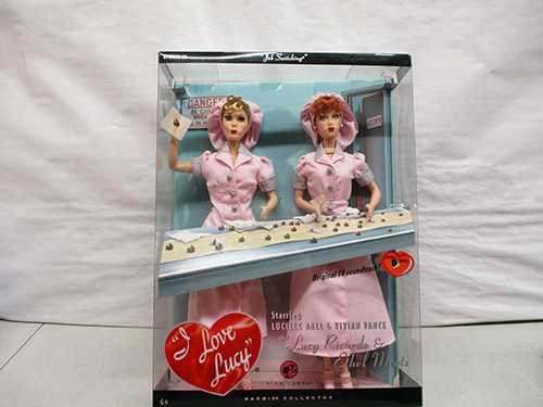 image of Barbie Collectors Edition I Love Lucy Doll Set