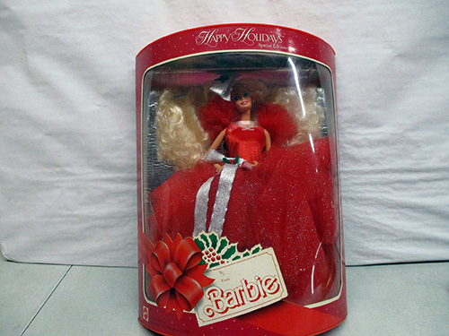 image of 1988 Happy Holidays Barbie in Original Box