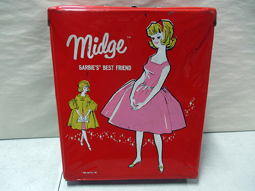 image of Vintage Midge Doll Carrying Case by Mattel
