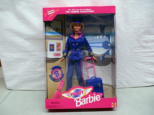 image of Barbie Pilot Doll From The Career Collection