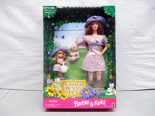 image of Barbie and Kelly Easter Bunny Fun Set