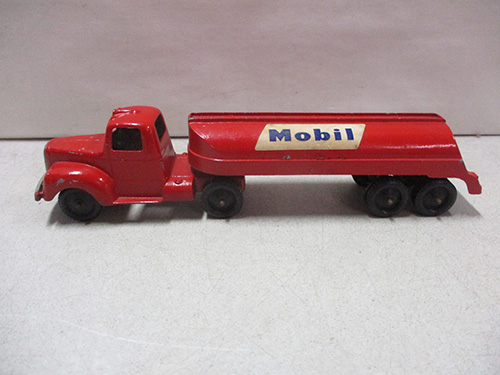 image of Tootsietoy Red Mobil Tanker Truck Toy