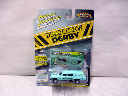 image of Johnny Lightning Demolition Derby Van