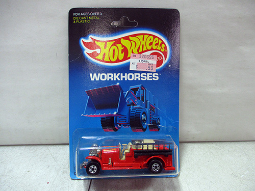 image of Hot Wheels Workhorses Fire Truck