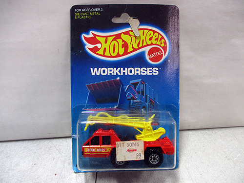 image of Hot Wheels Workhorses Fire Dept. Vehicle