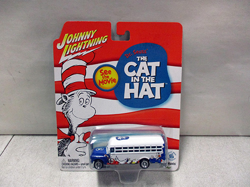 image of Johnny Lightning 'Cat in the Hat' Die-Cast Bus