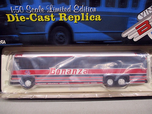 image of 1:50 Scale Corgi Bonanza Die-Cast Bus Replica